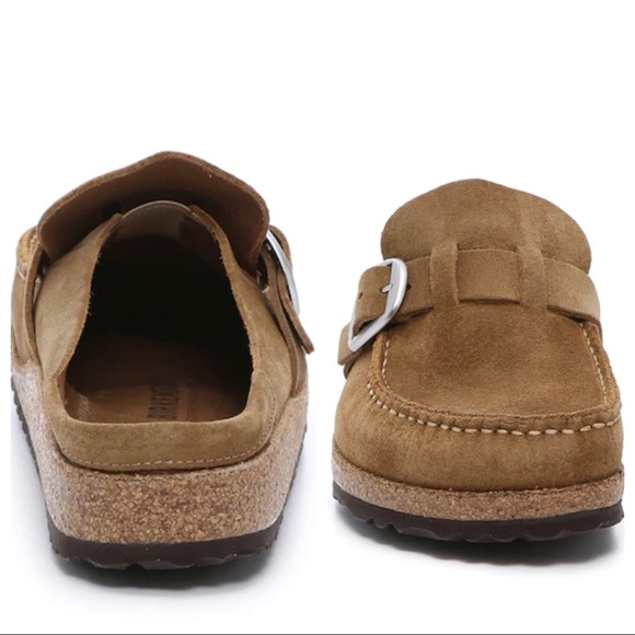 NWT Birkenstock Buckley Suede in Tea - Picture 7 of 16
